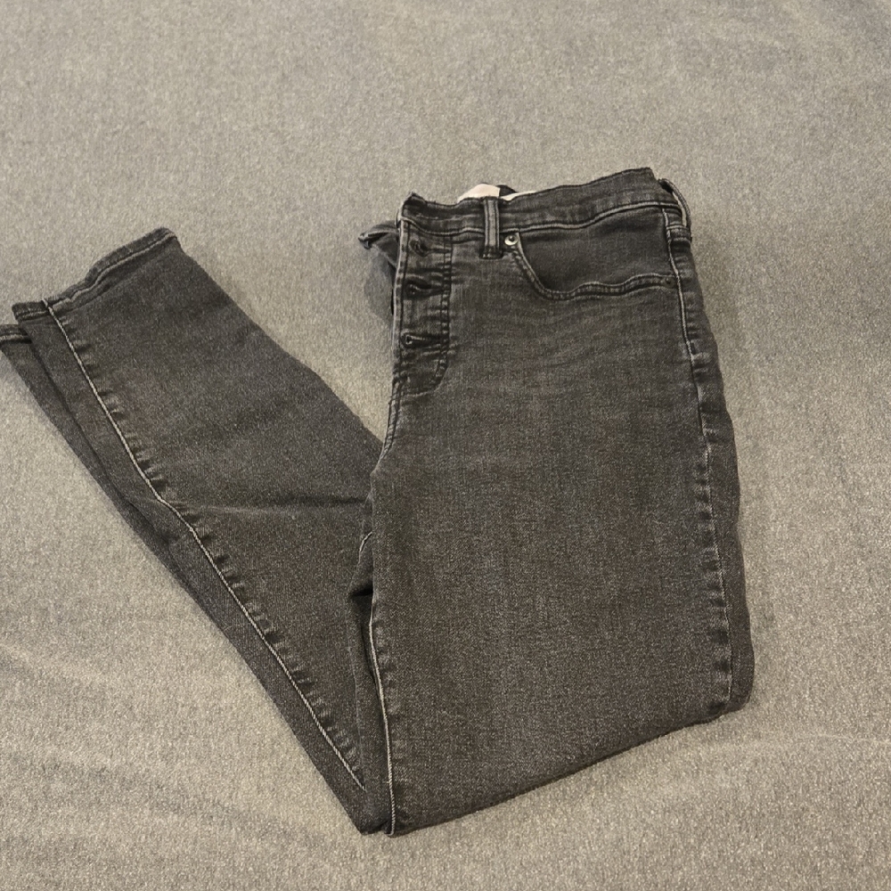 Everlane Charcoal High Rise Skinny Jeans